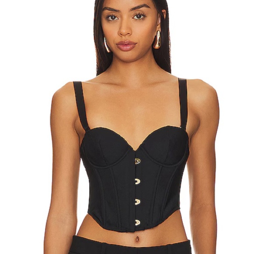 Revolve Bluebella Black Corset Top